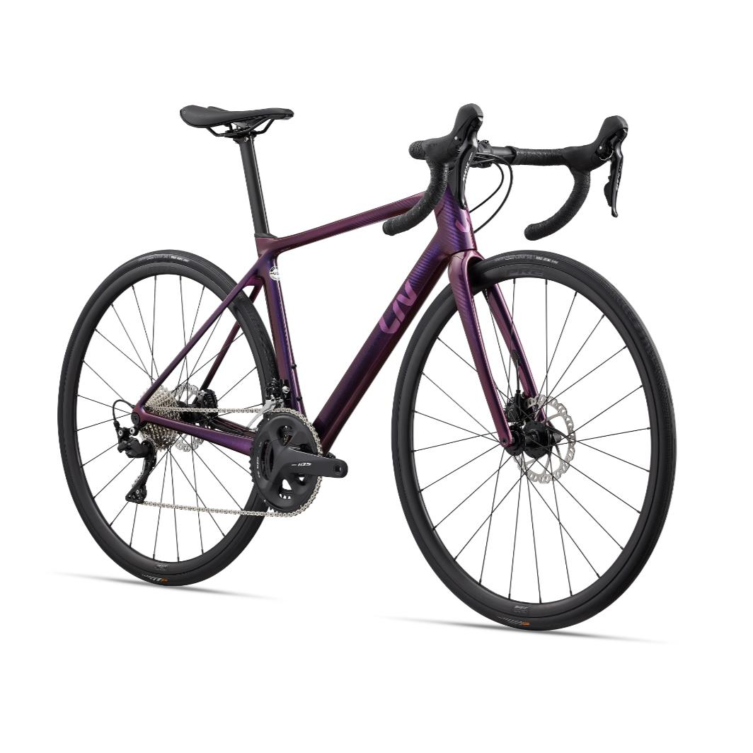Bicicleta Sosea LIV GIANT Langma Advanced Disc Chameleon Purple