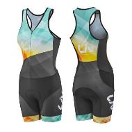 Costum Giant Liv Signature Tri Suit Black/Green/Yellow