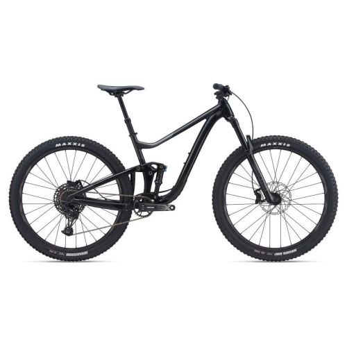 Bicicleta MTB GIANT Trance X 3 29'' Black Chrome 2021 + Casca Giant Roost MIPS Cadou