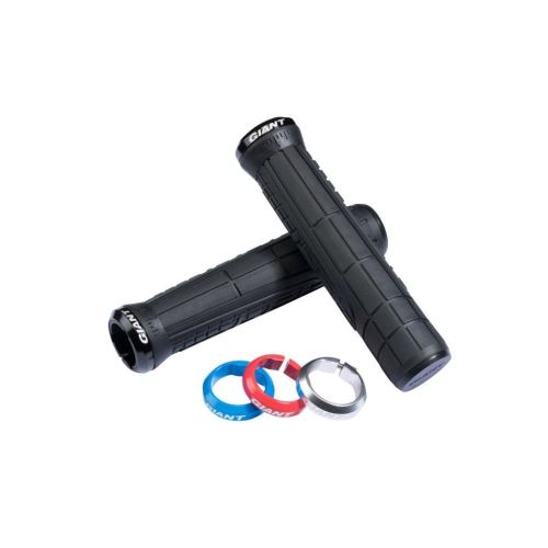 Mansoane Giant Swage Single Lock-On Grip Black/Red