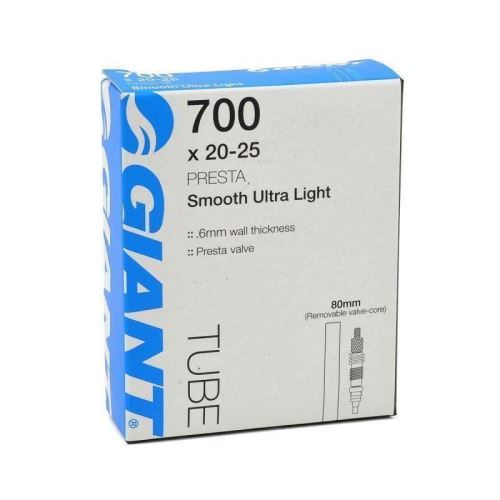 Camera Giant Ultra Light, Presta 80 mm 700x20-25c