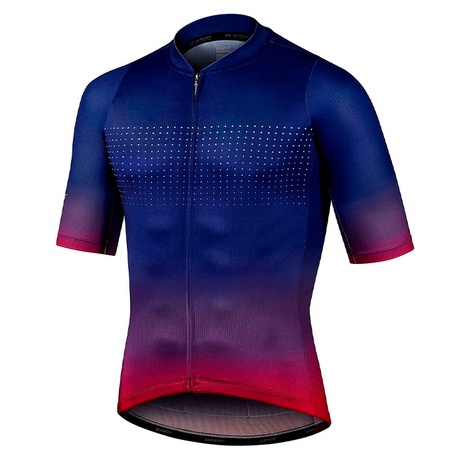 Bluza ciclism GIANT Podium SS Jersey Sapphire / Grenadine