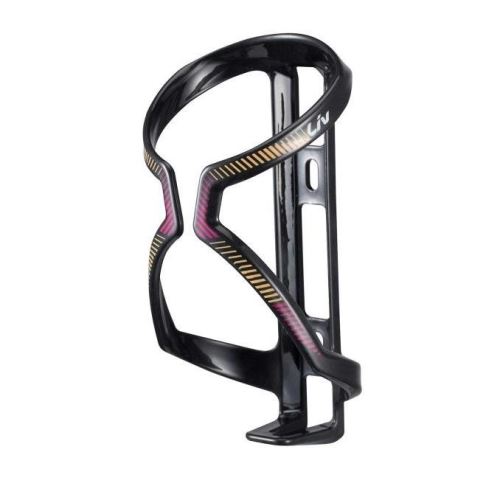 Suport Bidon Giant Liv Airway Carbon Negru/Portocaliu/Roz