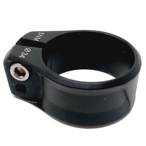 Colier tija sa Giant CL-GANTH 34XH20 6061-T6 BLK ANOD+M5X2PC CRMO CP BOLT