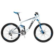 Bicicleta Mountain Bike, Full Suspension, GIANT TRANCE X 2, marime M, Alb, Barbati